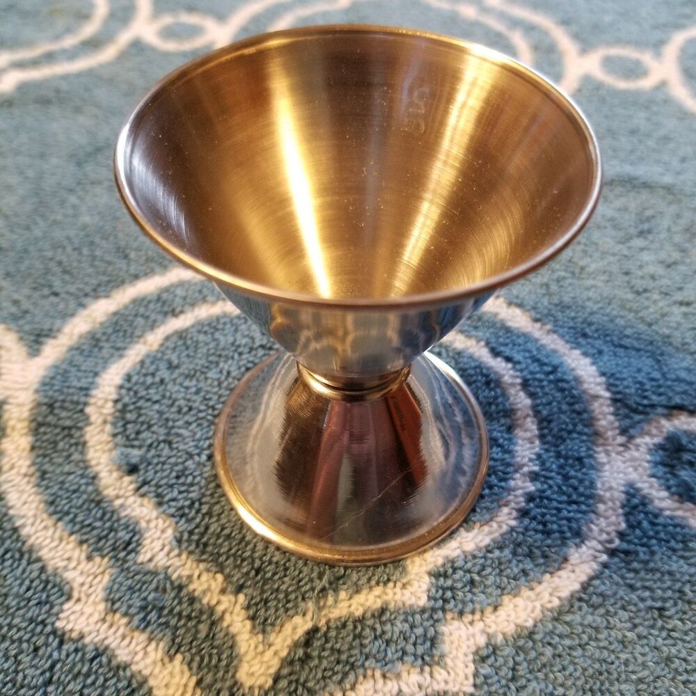 Stainless steel bar measuring cup 1 and 2 ounce